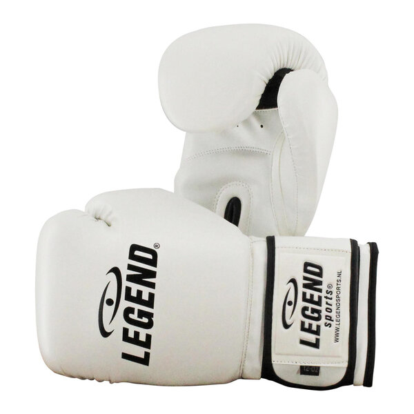 Powerfit & Protect Boxing Gloves Men/Women White PU