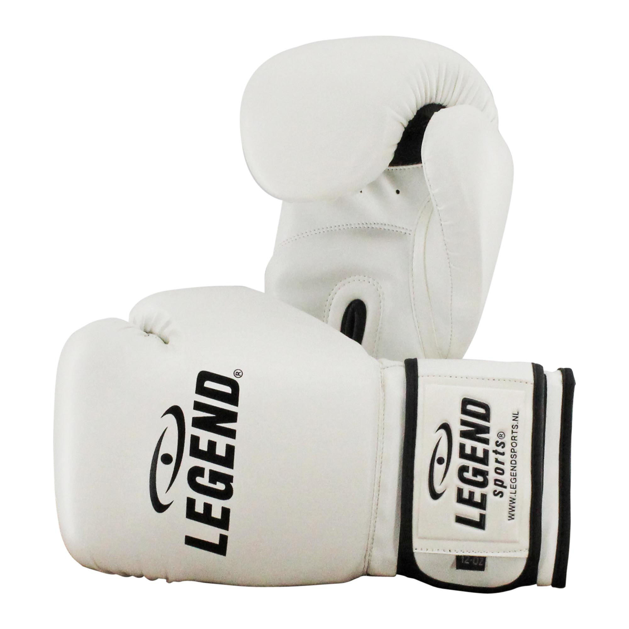 Powerfit & Protect Boxing Gloves Men/Women White PU