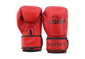 Powerfit & Protect Boxing Gloves Men/Women Red PU