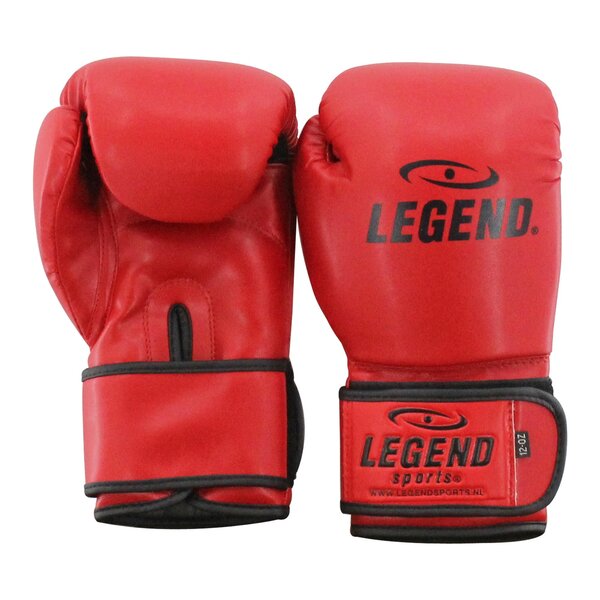 Powerfit & Protect Boxing Gloves Men/Women Red PU