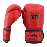 Powerfit & Protect Boxing Gloves Men/Women Red PU
