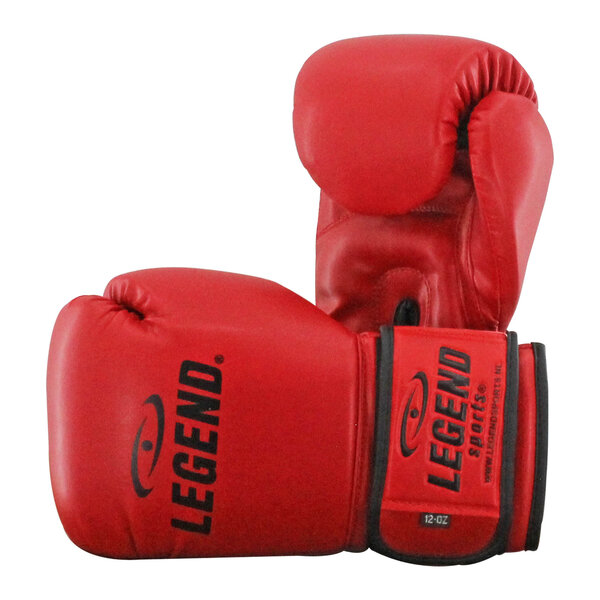 Powerfit & Protect Boxing Gloves Men/Women Red PU
