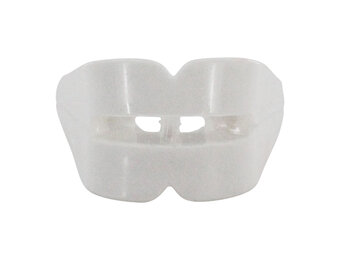 Gebitsbeschermer/Bitje voor beugel + ondertanden bescherming Wit