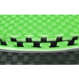 Puzzle mat |100 x 100 x 4 cm | Green / Black