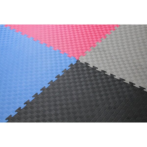 Puzzle mat |100 x 100 x 4 cm | Green / Black