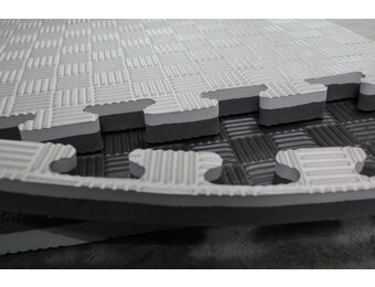 Puzzelmat | 100 x 100 x 3 cm | Grijs / Zwart