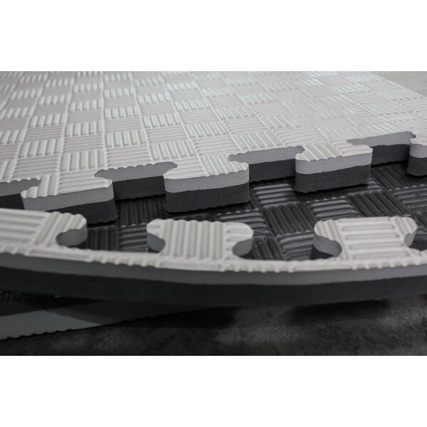 Puzzle Mat | 100x100x3cm | Gray / Black