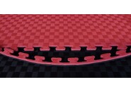 Puzzelmat | 100 x 100 x 2 cm | Rood / Zwart
