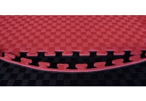Puzzle Mat | 100x100x2cm | Red Black