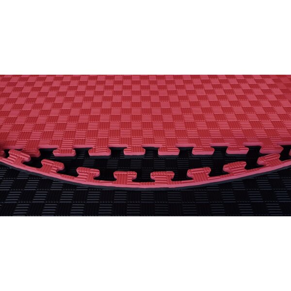Puzzle Mat | 100x100x2.5cm | Red Black