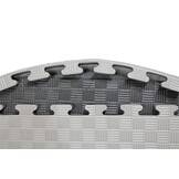 Legend Puzzelmat Sportvloer | 100 x 100 x 2,5 cm | Grijs / Zwart