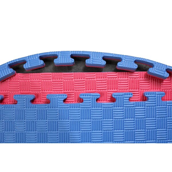 Legend Puzzelmat Sportvloer | 100 x 100 x 4 cm | Blauw / Rood