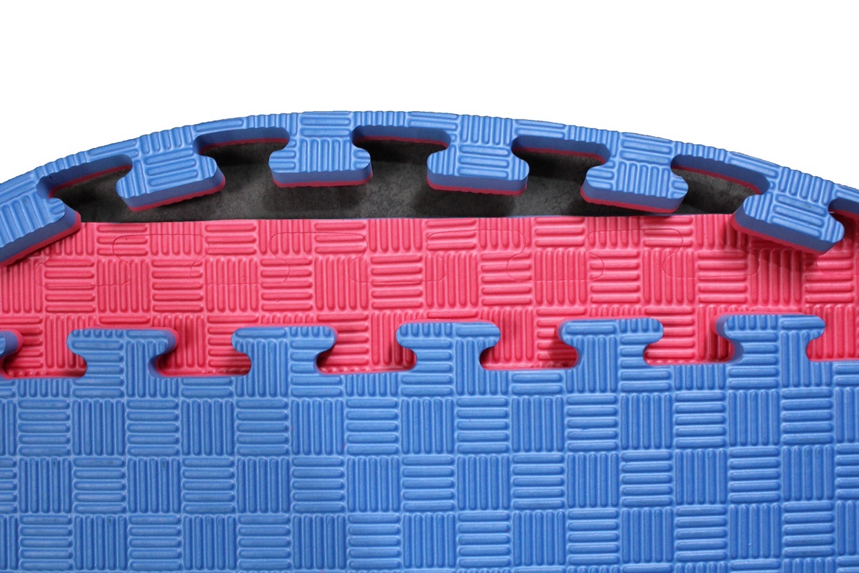 Puzzle Mat | 100x100x4cm | Blue red