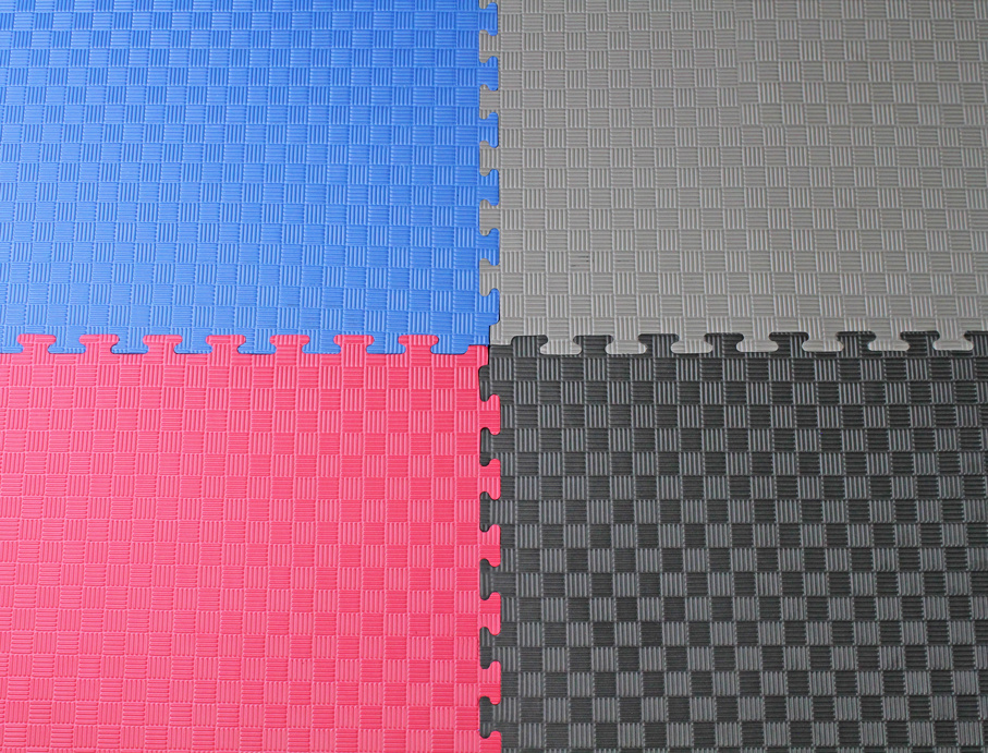 Puzzle Mat | 100x100x4cm | Blue red