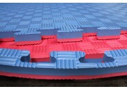 Puzzelmat |  100 x 100 x 2 cm | Blauw / Rood