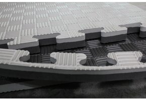 Puzzle Mat | 100x100x2cm | Gray / Black