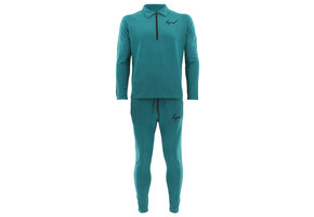 Suit LA Luxe Lounge petrol heren/dames  katoen