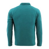 Sweater LA Luxe Lounge half zip Petrol heren/dames katoen