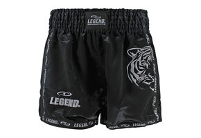 Kickboxing Shorts Child/Adult Carbon Black Satin - Copy