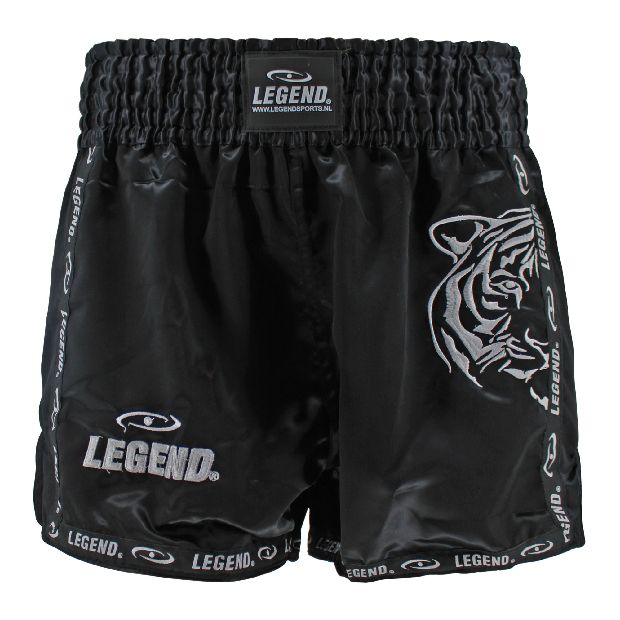 Kickboxing Shorts Child/Adult Carbon Black Satin - Copy