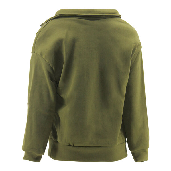 ChiComfort luxe Dames half zip sweater Groen ChiComfort luxe Dames half zip sweater Groen