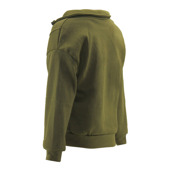 ChiComfort luxe Dames half zip sweater Groen ChiComfort luxe Dames half zip sweater Groen