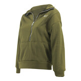 ChiComfort luxe Dames half zip sweater Groen ChiComfort luxe Dames half zip sweater Groen