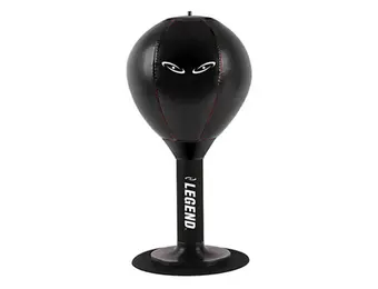 HITBUDDY - DRAAGBARE BOKSBAL VEGAN LEDER Zwart