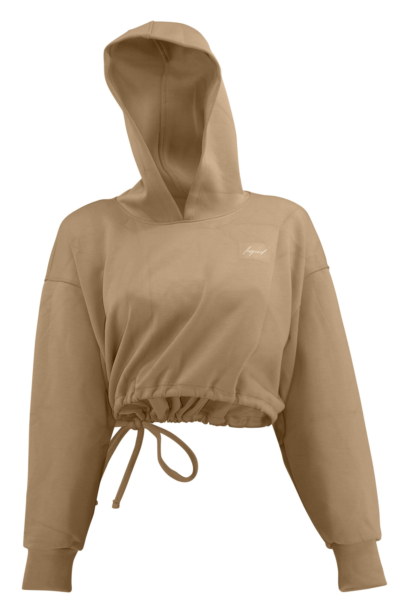 GracefulGlide Fashion Dames Hoodie Beige