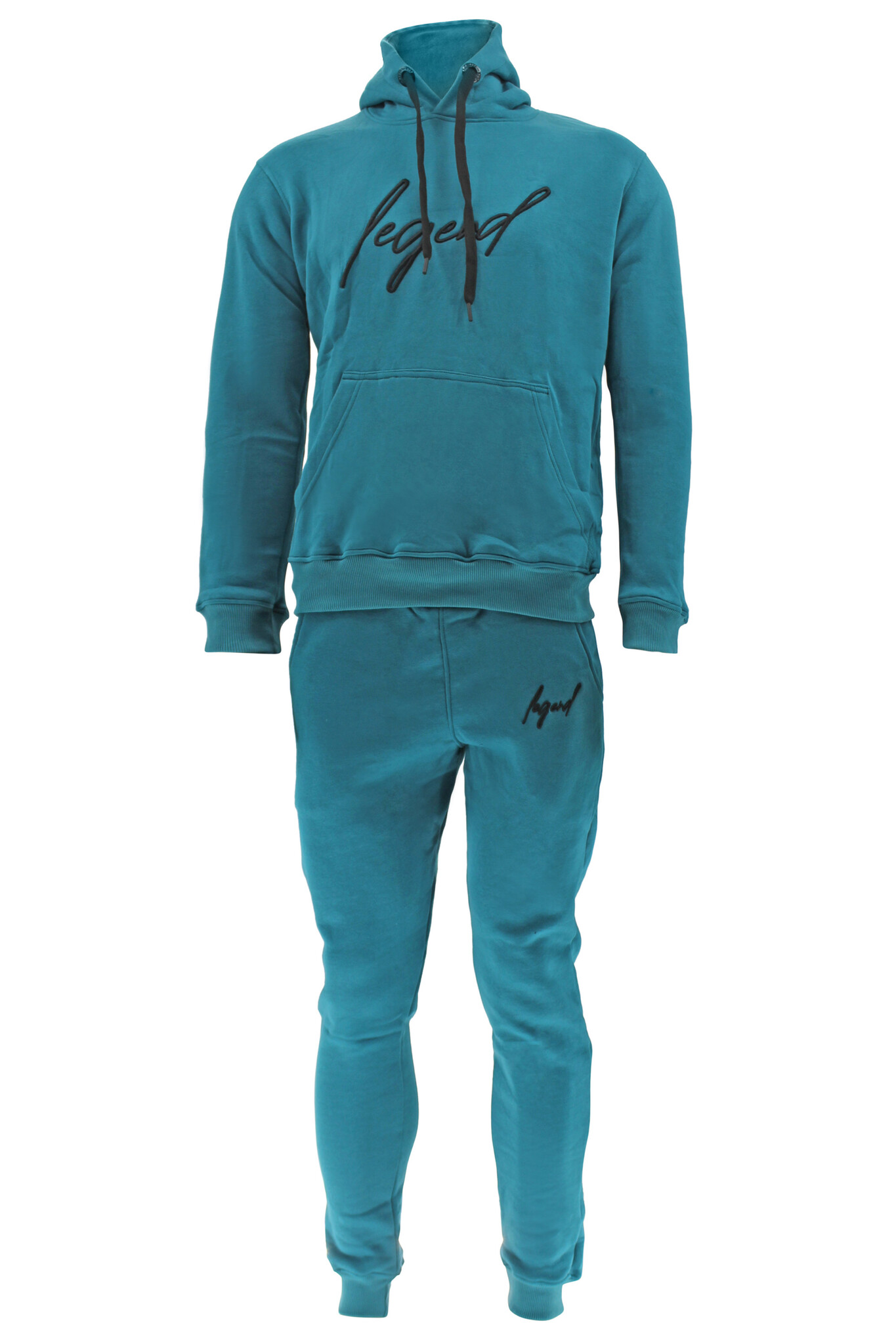 Joggingpak Hoodie Heren/Dames Signature Milano Petrol Joggingpak Hoodie Heren/Dames Signature Milano Petrol