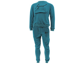 Joggingpak sweater Heren/Dames signature Milano Petrol
