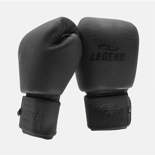 Thai Series 2.0 Men's/Women's Boxing Gloves Matte Black Leather - Copy
