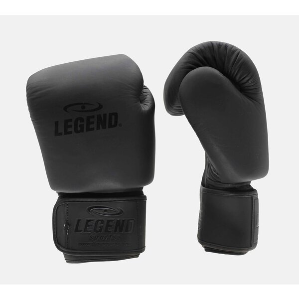 Thai Series 2.0 Men's/Women's Boxing Gloves Matte Black Leather - Copy