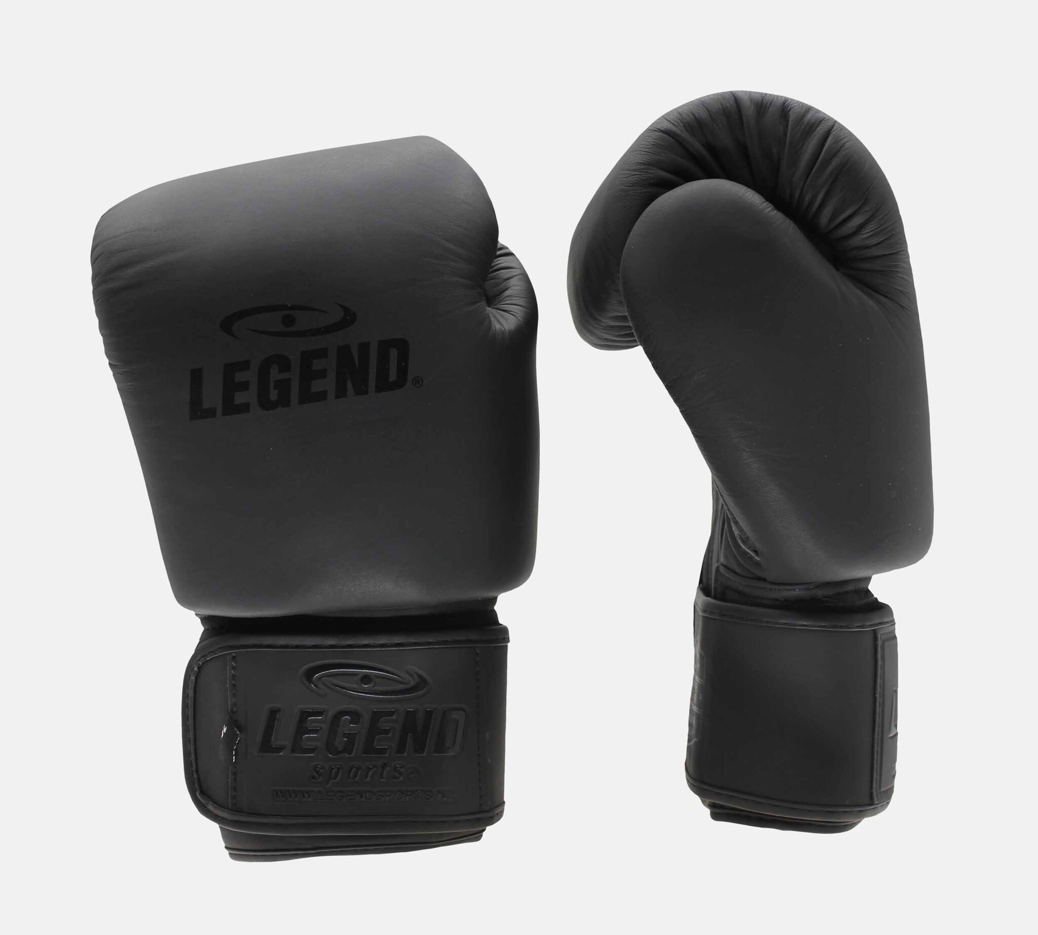 Thai Series 2.0 Men's/Women's Boxing Gloves Matte Black Leather - Copy