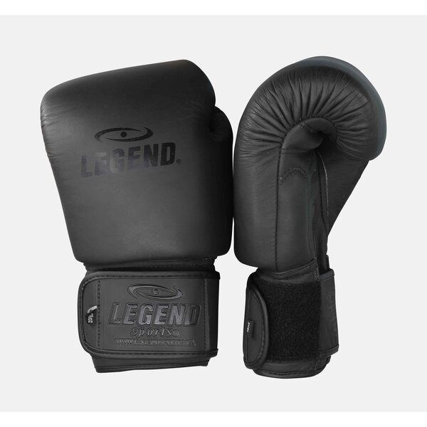 Thai Series 2.0 Men's/Women's Boxing Gloves Matte Black Leather - Copy
