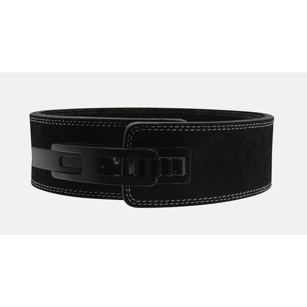 Power Lifting Fitness Belt Men/Women Liver Black Leather - Copy