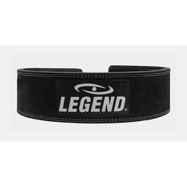 PowerLifting Belt Dames/Heren Zwart Leer – Aanpasbare Sluiting voor Krachttraining