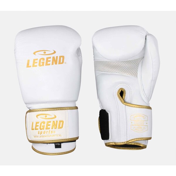 Bokshandschoenen Legend STEALTH Elite heren/dames white gold Leer Bokshandschoenen Legend STEALTH Elite heren/dames white gold Leer