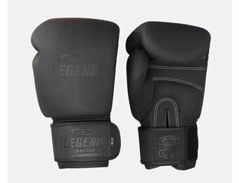 Bokshandschoenen IRONCLAD PRO Leder dames/heren Mat Zwart