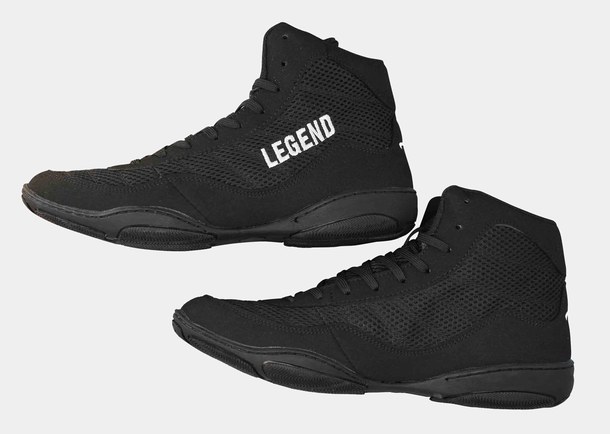 Boxing shoes, Krav Maga- Fitness- Wrestling shoes black mesh