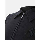 Sweater LA Luxe Lounge half zip zwart heren/dames katoen Sweater LA Luxe Lounge half zip zwart heren/dames katoen