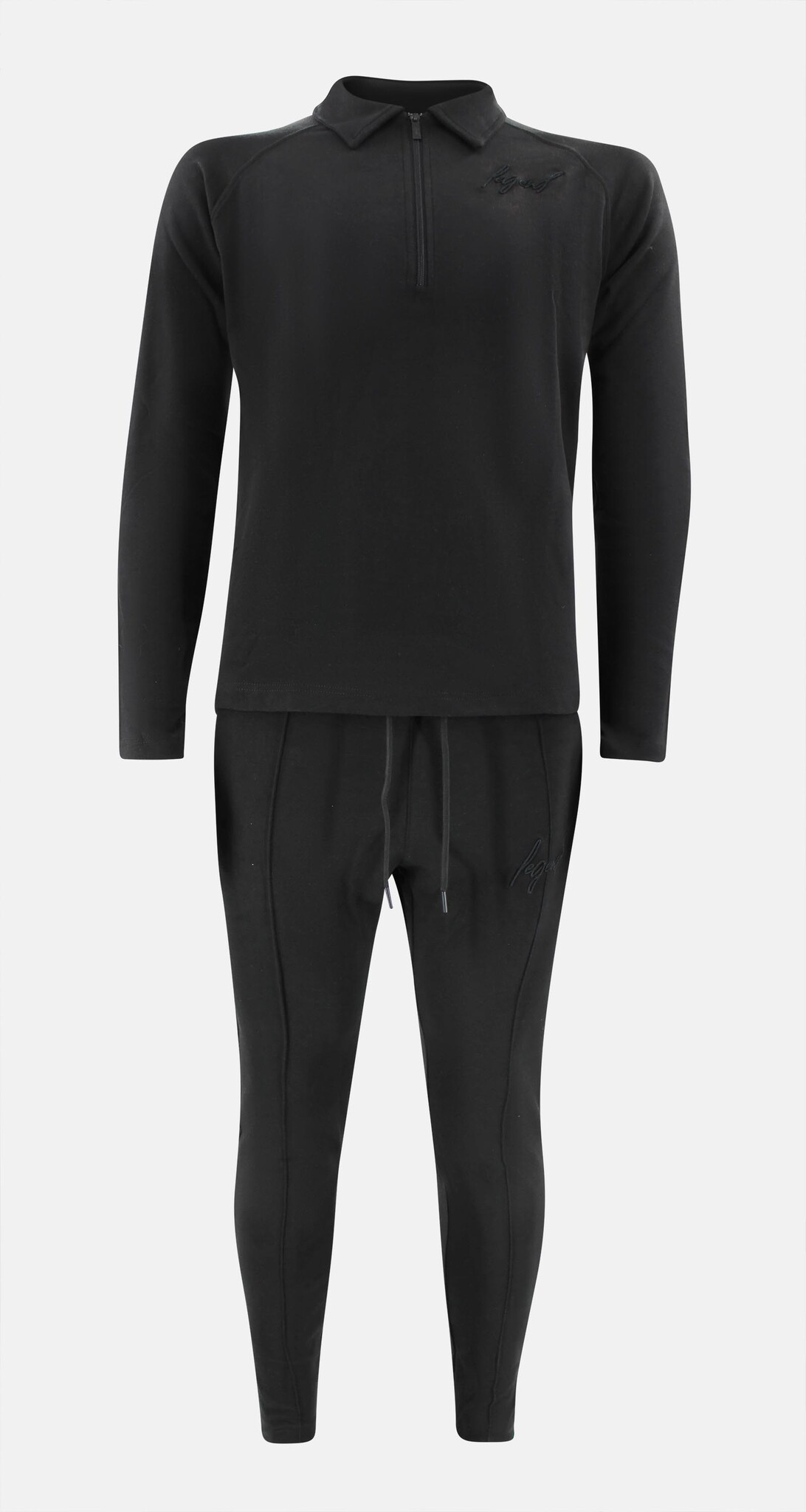 Jogging suit sweater Men/Women signature line black - Copy - Copy