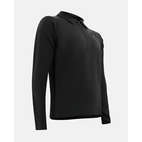 Sweater LA Luxe Lounge half zip zwart heren/dames katoen Sweater LA Luxe Lounge half zip zwart heren/dames katoen