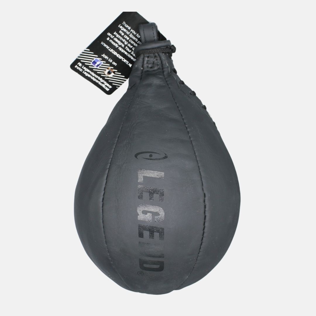 Lederen Boksbal legend speedball Mat Zwart Lederen Boksbal legend speedball Mat Zwart