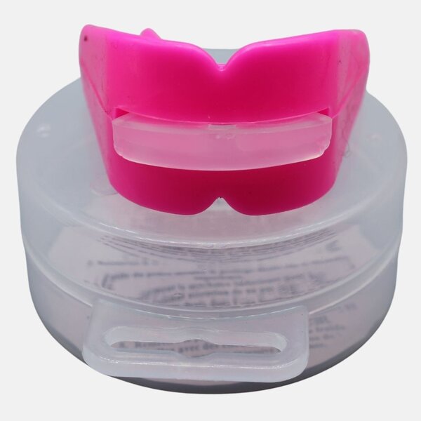 Gebitsbeschermer/Bitje voor beugel + ondertanden bescherming Roze Gebitsbeschermer/Bitje voor beugel + ondertanden bescherming Roze