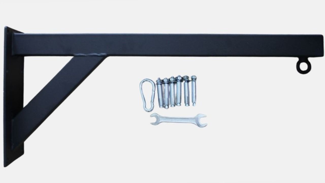 Bokszak Muurbeugel PRO Heavy Duty Zwart 70CM Bokszak Muurbeugel PRO Heavy Duty Zwart 70CM