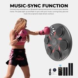 Bokszak muur StrikeSync music & reaction Bokszak muur StrikeSync music & reaction
