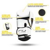 Power Special Boxing Gloves Men/Women White Leather