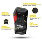 Power Special Bokshandschoenen Heren/Dames Rood Leer Power Special Bokshandschoenen Heren/Dames Rood Leer