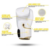 Boxing Gloves Legend Power Men/Women Matte Black Leather - Copy